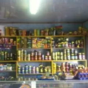 Торговый стеллаж из ДВП