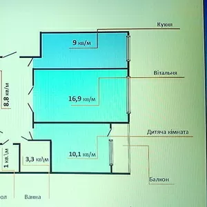 Терміново продам 3к квартиру