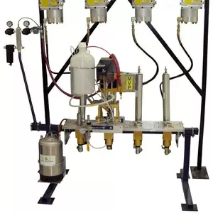 Машины MVP (США). Напыление до 6 цветов гелькоута.