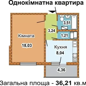 1к кв 37 м2 за 28тыс,  новый дом Тарасовка (Боярка),  ул Школьная Чмилив