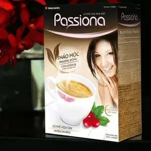 Зеленый кофе для похудения Passiona с коллагеном