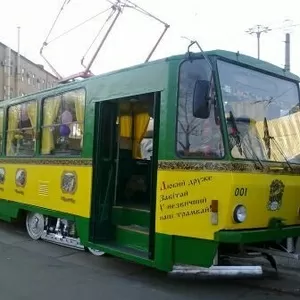 Праздник в трамвае-кафе или трамвае-фуршет!