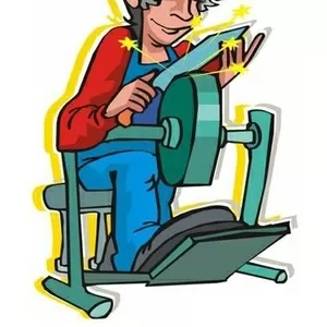 Заточка стальных ножей в Киеве,  с выездом к заказчику.