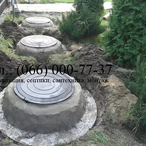 Канализация для дачи из бетонных колец