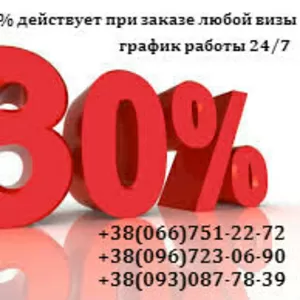 Виза в Лихтенштейн Акция -30% действует при заказе любой визы