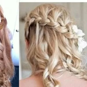 Плетения,  прически с косами и макияж для свадьбы,  выпускного,  торжеств