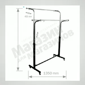 Стойки для одежды. Вешалка гондола