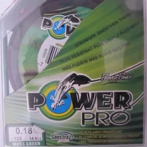 Нить для рыбалки Power Pro 125м.,  зелёный