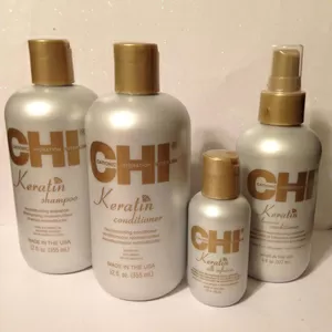 CHI Keratin Shampoo ЧИ Кератиновая Линия Восстанавливающий Шампунь 