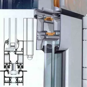 Складывающиеся окна и двери из алюминия .