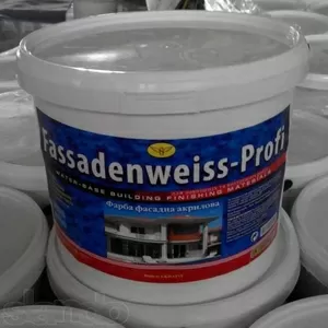 Краска фасадная акриловая Fassadenweiss-Profi