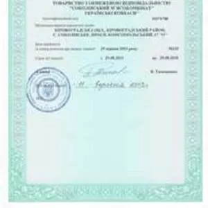 Лицензия на прекурсоры