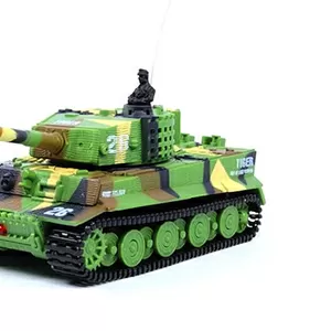 Танк микро р/у 1:72 Tiger со звуком (хаки зеленый)