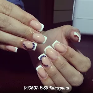 Покрытие гель-лаком,  маникю, педкюр,  наращивание 