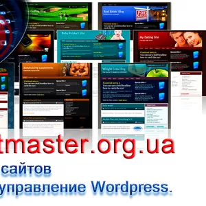 Разработка cайта визитка на Wordpress - 600 грн.