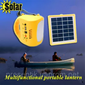  Портативный фонарик с солнечной панелью