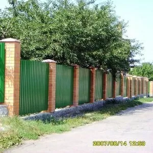 Профнастил С8*1200;  П20*1140;  H45j*980;  H57j*990;  ПВ48*1116