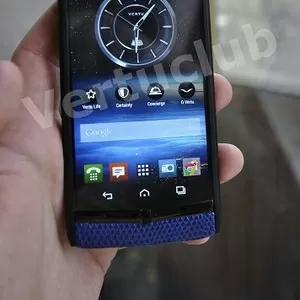 Vertu Signature Touch Pure Black Navy Blue