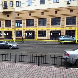 помещение/ магазин 286.70 м2 на Полтавской 10,  Киев,  центр,  фасад