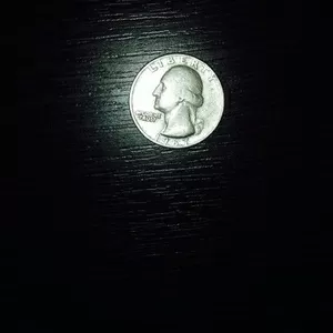 Монета:Liberty quarter dollar United States 1967