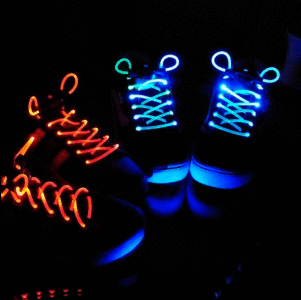 Светящиеся шнурки Disco,  led шнурки в Украине,  купить неон