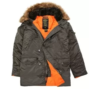 Самые тёплые зимние куртки -Аляска- Slim Fit N-3B Parka (США)