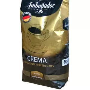 Кофе в зернах Ambassador Crema (Германия) 1 кг Оптовые цены