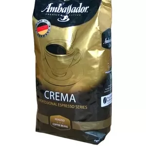 Кофе в зернах Ambassador Crema (Германия) 1 кг опт