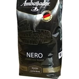 Кофе в зернах Ambassador Nero (Германия) 1 кг опт