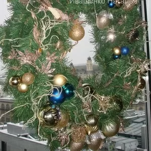 Рождественский венок под заказ