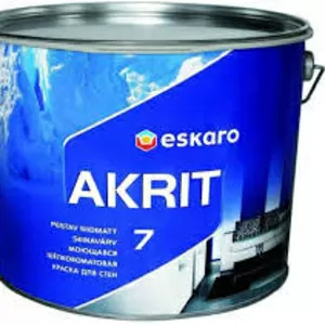 Eskaro Akrit 7 краска для потолков и стен (матовая) 9, 5 л.