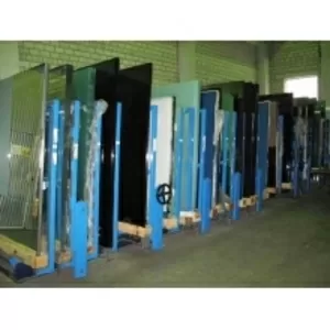 Механический стеллаж хранения листового стекла