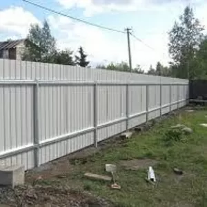 Забор из Металлопрофиля под ключ