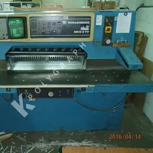 Бумагорезальная машина Wohlenberg 92 MCS-3 TV