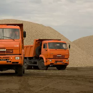 Опт и розница: песок, отсев, чернозем, щебень, цемент.