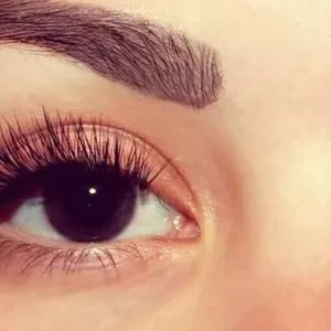 Наращивание ресниц в Киеве , коррекция бровей,  биотатуаж.
