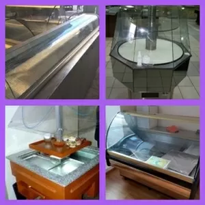 Продам холодильные витрины бу для кафе,  ресторана,  столовой