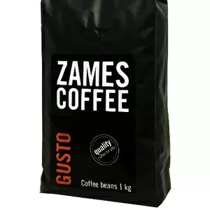 Кофе в зернах ZAMES Gusto 1 кг | 50% Арабики -оптом