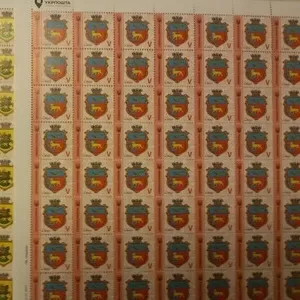 Продам почтовые марки Украины ниже номинала 