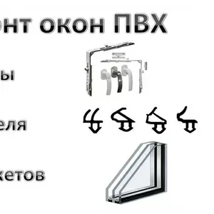 Ремонт пластиковых окон в Киеве. Замена уплотнителя и стеклопакетов. 