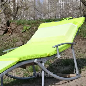 Матрац на шезлонг с подушкой