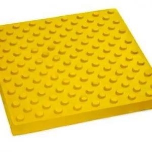 Плитка тактильна бетонна жовта 300х300х60мм