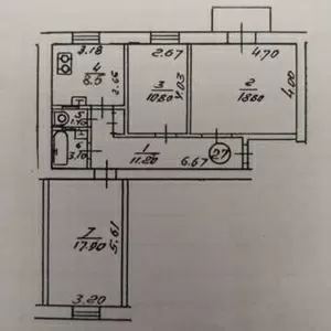 Отличная 3-к. кв. в сталинке с ремонтом. Шулявка,  ул.Гарматная, 29.
