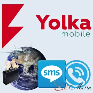 Карточки оператора Yolka выгодный роуминг 4G