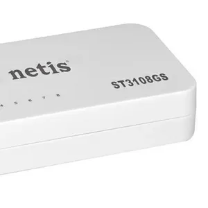 Гигабитный свитч Netis ST3108GS с автосогласованием