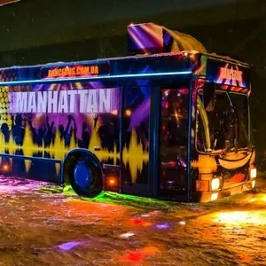 Автобус DANCEBUS MANHATTAN пати бас прокат аренда