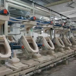 Оборудование для производства керамических санитарно-технических издел