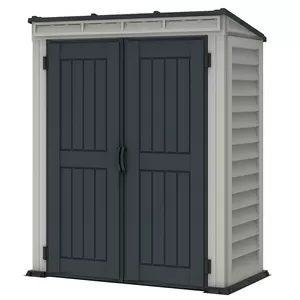 Сарай пластиковый Yardmate 171x92x202 см темно-серый