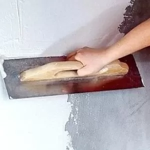 Шпаклівка під шпалери,  фарбування 