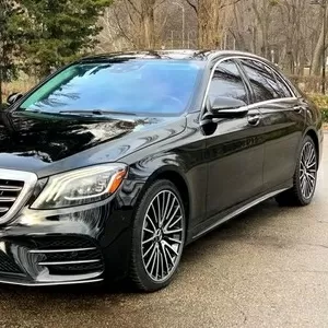 034 Аренда авто на свадьбу Mercedes Benz S560 AMG 4MATIC W222 Restylin